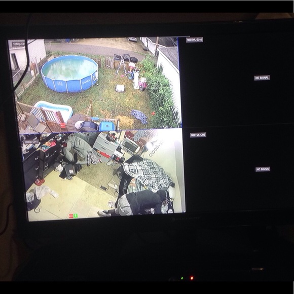 4 camera system nite owl cam set, 32" TV , tablet - Picture 4 of 7